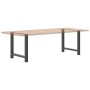 Patas para mesa de comedor antracita (2 unidades, 80 x 72-73