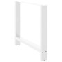 Patas para mesa de comedor blancas (2 unidades, 100 x 72-73 cm