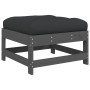 5-teiliges Gartenmöbel-Set und graue Massivholzkissen von vidaXL, Gartensets - Ref: Foro24-3186055, Preis: 444,97 €, Rabatt: %