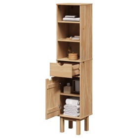 Mueble de baño OTTA madera maciza de pino 35x30x159 cm