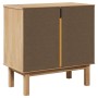 Mueble de recibidor OTTA madera maciza de pino 75x40x75 cm
