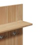 Mueble de recibidor OTTA madera maciza de pino 50x40x160 cm