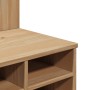 Mueble de recibidor OTTA madera maciza de pino 50x40x160 cm