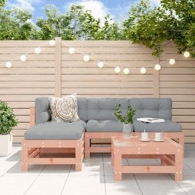 5-teiliges Gartenmöbel-Set mit Kissen aus Douglasienholz von vidaXL, Gartensets - Ref: Foro24-3186072, Preis: 418,19 €, Rabat...