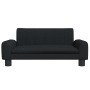 Cama para perros de tela negra 70x45x30 cm