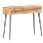 Solid acacia wood console table 90x30x75 cm by vidaXL, Side tables - Ref: Foro24-286549, Price: 131,74 €, Discount: %