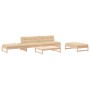 5-teiliges Gartenmöbel-Set und Massivholzkissen von vidaXL, Gartensets - Ref: Foro24-3186116, Preis: 722,14 €, Rabatt: %