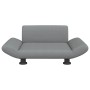 Cama para perros de tela gris claro 70x45x28 cm