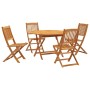 Juego de comedor de jardín 5 piezas madera maciza de acacia de vidaXL, Conjuntos de jardín - Ref: Foro24-3203353, Precio: 342...