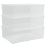Stackable storage boxes 3 units plastic 25 L by vidaXL, Storage baskets - Ref: Foro24-154988, Price: 58,33 €, Discount: %