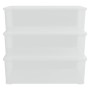 Stackable storage boxes 3 units plastic 25 L by vidaXL, Storage baskets - Ref: Foro24-154988, Price: 58,33 €, Discount: %