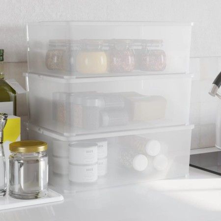 Stapelbare Aufbewahrungsboxen 3 Stück Kunststoff 10 L von vidaXL, Aufbewahrungskörbe - Ref: Foro24-154987, Preis: 27,68 €, Ra...