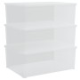 Stapelbare Aufbewahrungsboxen 3 Stück Kunststoff 10 L von vidaXL, Aufbewahrungskörbe - Ref: Foro24-154987, Preis: 27,68 €, Ra...