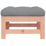 Gartenhocker mit Kissen aus massivem Douglasienholz von vidaXL, Modulare Sofas für den Außenbereich - Ref: Foro24-825672, Pre...