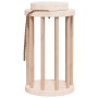 Comedero de heno para conejos madera maciza abeto Ø15x25,5 cm