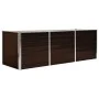 Arriate de acero galvanizado marrón 240x80x77 cm de vidaXL, Maceteros y jardineras - Ref: Foro24-45713, Precio: 93,30 €, Desc...