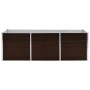 Verzinktes Stahlbeet in Braun 240x80x77 cm von vidaXL, Töpfe und Pflanzgefäße - Ref: Foro24-45713, Preis: 95,18 €, Rabatt: %