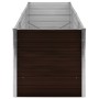 Arriate de acero galvanizado marrón 240x80x77 cm by vidaXL, Pots and planters - Ref: Foro24-45713, Price: 94,73 €, Discount: %