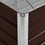 Verzinktes Stahlbeet in Braun 240x80x77 cm von vidaXL, Töpfe und Pflanzgefäße - Ref: Foro24-45713, Preis: 95,18 €, Rabatt: %