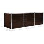 Verzinktes Stahlbeet in Braun 240x80x77 cm von vidaXL, Töpfe und Pflanzgefäße - Ref: Foro24-45713, Preis: 95,18 €, Rabatt: %