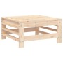 Gartenhocker mit Kissen aus massivem Kiefernholz von vidaXL, Modulare Sofas für den Außenbereich - Ref: Foro24-825667, Preis:...