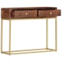 Solid mango wood console table 90x30x75 cm by vidaXL, Side tables - Ref: Foro24-286555, Price: 198,16 €, Discount: %