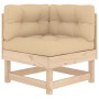 7-piece garden furniture set and solid wood cushions by vidaXL, Garden sets - Ref: Foro24-3185920, Price: 511,67 €, Discount: %