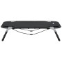 Cama para perros plegable tela oxford y acero gris antracita