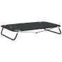 Cama para perros plegable tela oxford y acero gris antracita
