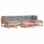 7-teiliges Gartenmöbel-Set mit Kissen aus Douglasienholz von vidaXL, Gartensets - Ref: Foro24-3185925, Preis: 547,46 €, Rabat...