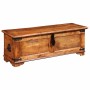 Cofre de almacenamiento de madera de mango rugosa