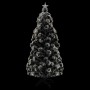 Árbol de Navidad artificial con soporte/LED fibra óptica 150 cm