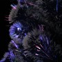 Árbol de Navidad con luces y soporte fibra óptica 180 cm