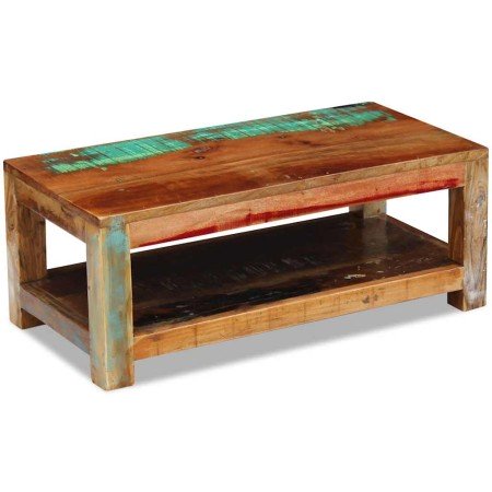 Mesa de centro madera maciza reciclada 90x45x35 cm en Mesas de centro | Comprar online en Foro24