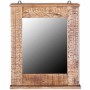 Mueble de baño con espejo de madera maciza de mango