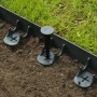 Nature Garden Einfassung und Ankerdübel schwarz von Nature, Garteneinfassung und Einfassung - Ref: Foro24-428507, Preis: 31,7...