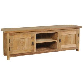 Mueble de TV de madera de teca maciza 120x30x40 cm Mueble de TV de madera de teca maciza 120x30x40 cm