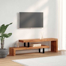 Mueble para TV de madera maciza de acacia Mueble para TV de madera maciza de acacia