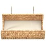 Cama para gato con cojín de jacinto de agua 37x20x20 cm