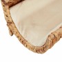 Cama para gato con cojín de jacinto de agua 37x20x20 cm
