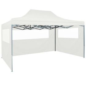 Folding tent for celebrations with 3 walls white 3x4.5 m by vidaXL, Tents and gazebos - Ref: Foro24-48871, Price: 164,73 €, D...