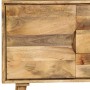 Aparador de madera maciza de mango 90x30x69 cm