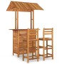 Garten-Barmöbel-Set 3-teilig aus massivem Akazienholz von vidaXL, Gartensets - Ref: Foro24-3116004, Preis: 512,42 €, Rabatt: %