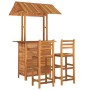 Garten-Barmöbel-Set 3-teilig aus massivem Akazienholz von vidaXL, Gartensets - Ref: Foro24-3116004, Preis: 512,42 €, Rabatt: %