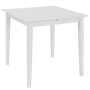 Mesa de comedor extensible MDF blanca (80-120)x80x74 cm en Mesas de cocina y de comedor | Comprar online en Foro24