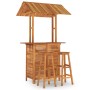 Garten-Barmöbel-Set 3-teilig aus massivem Akazienholz von vidaXL, Gartensets - Ref: Foro24-3116006, Preis: 481,68 €, Rabatt: %