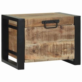 Baúles de Almacenamiento 40 x 30 x 30 cm Madera maciza de Mango