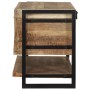 Caja de Almacenamiento Marrón Madera maciza de Mango