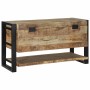 Caja de Almacenamiento Marrón Madera maciza de Mango
