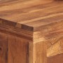 Aparador de madera maciza de acacia 63x30x75 cm